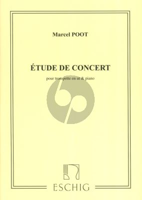 Poot Etude de Concert Trompette (C) et Piano