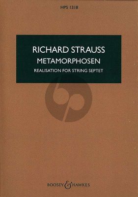 Strauss Metamorphosen Realisation for String Septet Studyscore