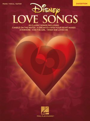 Disney Love Songs Piano-Vocal-Guitar (3rd. edition)