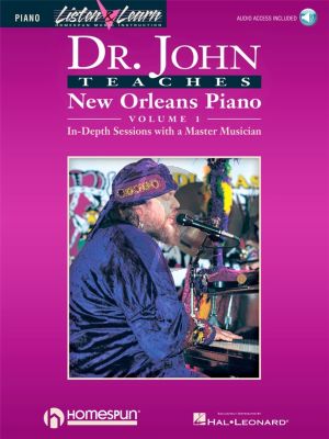 Dr. John Teaches New Orleans Piano Vol. 1 (Book with Audio online)