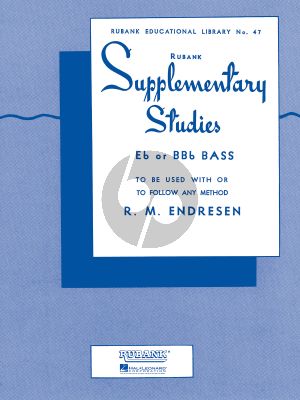 Endresen Supplementary Studies for Bass / Tuba in C (BC)