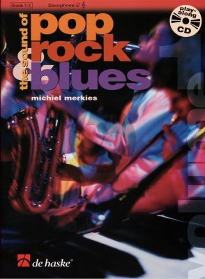 Merkies Sound of Pop, Rock & Blues Vol.1 Alto Saxophone Book wit Cd