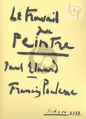 Poulenc Travail du Peintre (Medium-High) (Poemes Paul Eluard)