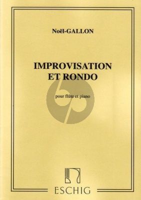Noel-Gallon Improvisation et Rondo Flute-Piano