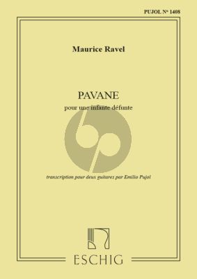 Ravel Pavane pour une Infante Defunte for 2 Guitars