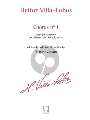 Villa-Lobos Choros No.1 for Guitar Solo (Frederic Zigante)