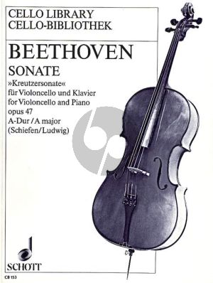 Beethoven Sonate A-dur Op.47 (Kreutzer Sonate) Violoncello-Klavier