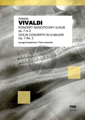 Vivaldi Concerto G major Op.7 No.2 Violin and Piano (arranged by Felinski Zenon and Szebalin) Nabestellen