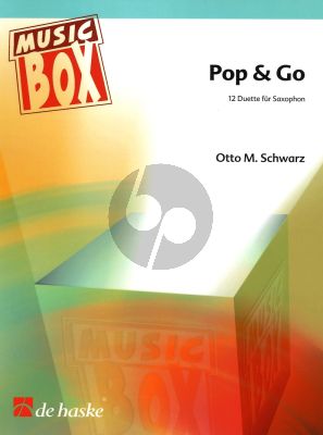 Pop & Go for 2 equal Saxophones (AA/SS/TT) (12 Duets) (medium level)