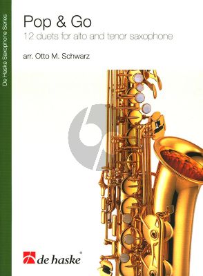 Schwarz Pop & Go for Alto- and Tenor Saxophone (12 Duets) (medium)