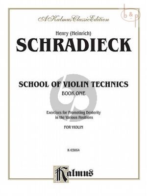 School of Violin Technics Vol.1