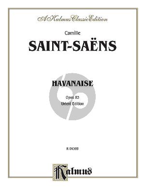 Saint-Saens Havanaise E-major Op.83 Violin-Piano