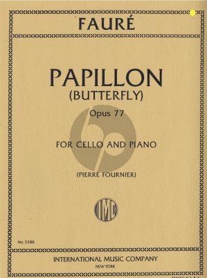 Faure Papillon (Butterfly) Op.77 Violoncello-Piano (Pierre Fournier)