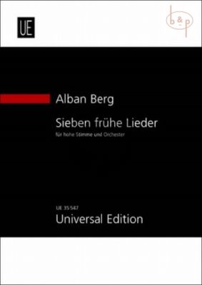 7 Fruhe Lieder High Voice and Orchestra