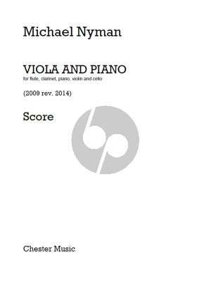 Nyman Viola and Piano Flute-Clar.-Violin-Violoncello-Piano