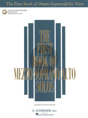 First Book of Mezzo-Soprano/Alto Solos BK- Audio Online (Boytim)