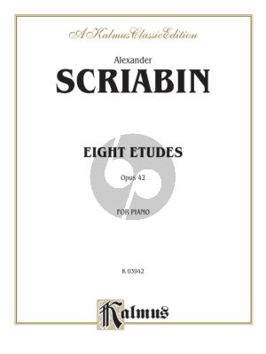Scriabin 8 Studies Op. 42 Piano solo