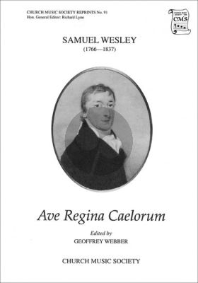Wesley Ave Regina Caelorum SSATB solists-SATB and Organ (edited by Geoffrey Webber)