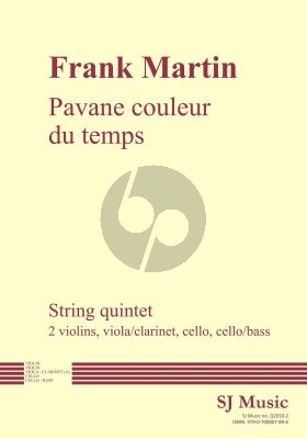 Martin Pavane Couleur du Temps 2 Vi.-Va.-Vc./Db. (Score/Parts)