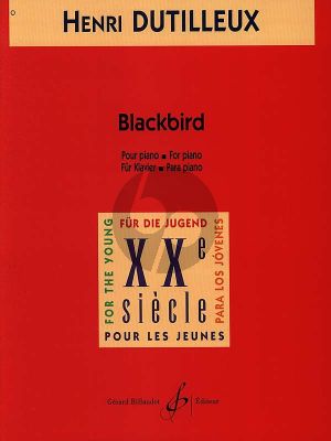 Dutilleux Blackbird pour Piano