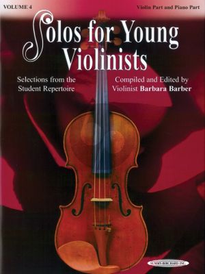 Album Solos for Young Violinists Vol.4 for Violin with Piano Accompaniment (compiled and edited by Barbara Barber)