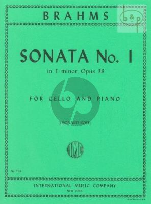 Sonata No.1 Op.38 e-minor