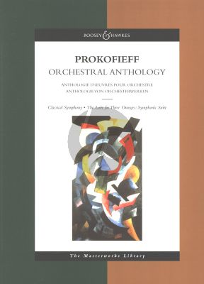 Prokofieff Orchestral Anthology Full Score (Boosey Masterworks Library)