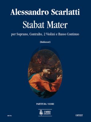 Scarlatti Stabat Mater Soprano.-Contralto-2 Vi.-Bc Score