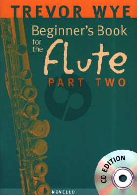Wye Beginners Book for the Flute Vol.2 for 1-2 Flutes with Piano ad Libitum Book with Cd