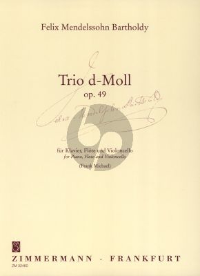 Mendelssohn Trio d-moll Op.49 Flöte-Violoncello-Klavier (Frank MIchael)