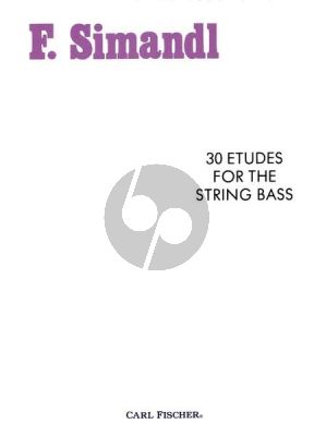 Simandl 30 Studies for the String Bass