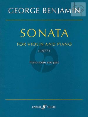 Benjamin Sonata for Violin and Piano (1977)