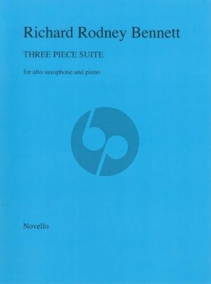 Bennett Three Piece Suite Alto Saxophone and Piano
