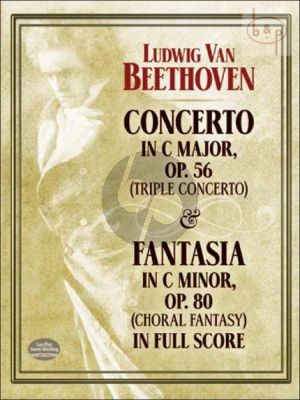 Triple Concerto Op.56 and Fantasy c-minor Op.80