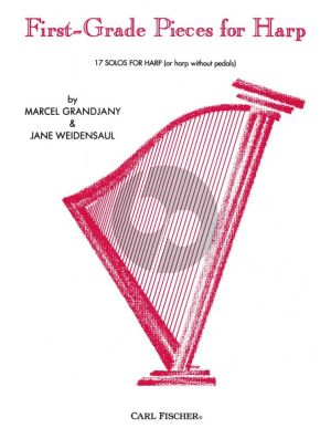 Grandjany First Grade Pieces for Harp (17 Solos) (with Jane Weidensaul)