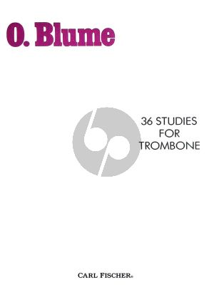 Blume 36 Studies (Trombone Bass Clef) (ed. Reginald Fink)