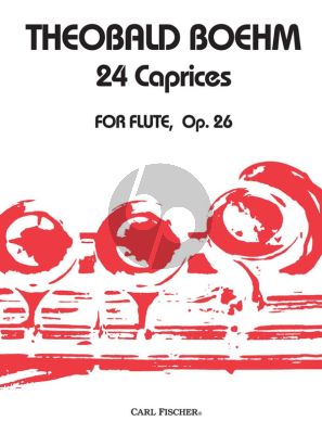 Boehm 24 Caprices Op.26 for Flute (in Pleasing and Melodious Style) (Edited by John Wummer)
