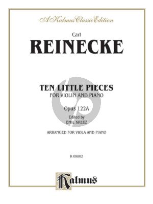Reinecke 10 Petits Morceaux Op.122A Viola and Piano (Emil Kreuz)