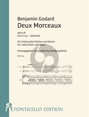 Godard 2 Morceaux op.36 für Violine oder Violoncello und Klavier (Part./Stimmen) (Wolfgang Birtel)