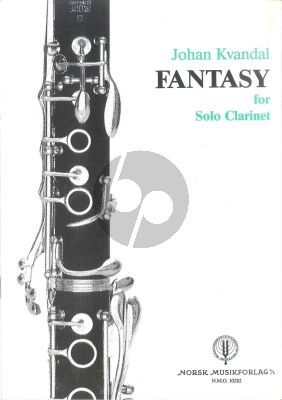 Kvandal Fantasy Op.68 No.2 Clarinet solo