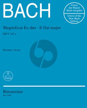 Magnificat Es-dur BWV 243A Partitur (Erst Fassung) (Alfred Durr)