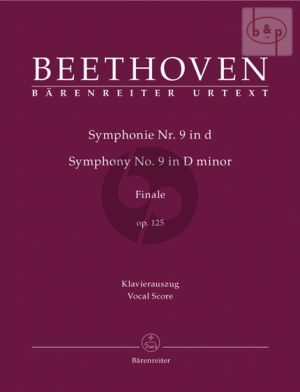 An die Freude Opus 125 (9th.Symphony Finale) (Vocal Score)