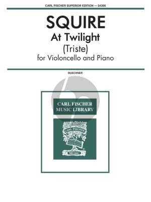 Squire At Twilight (Triste) Violoncello-Piano (Alvin Buechner)