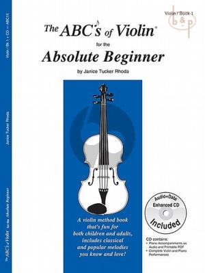 The ABC's of Violin for the Absolute Beginner Vol.1 Book with Audio Online