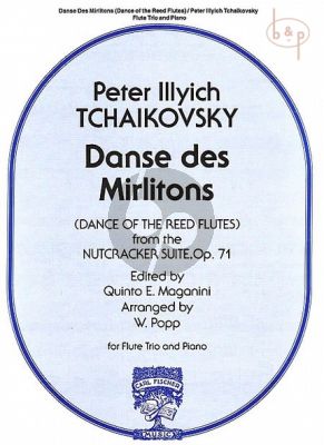 Danse des Mirlitons Op.71 (from Nutcracker Suite) (3 Flutes-Piano)