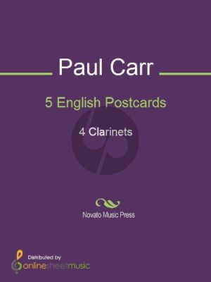 Carr 5 English Postcards 3 Clarinets[Bb]-Bass Clarinet