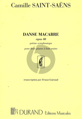 Saint-Saens Danse Macabre Op.40 2 Piano's 8 mains (transcr. par Ernst Guiraud)