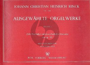 Rinck Ausgewahlte Orgelwerke Vol.1