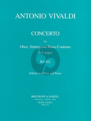 Vivaldi Concerto C-major (RV 452) Oboe-Strings-Bc. (piano red.) (Caldini)
