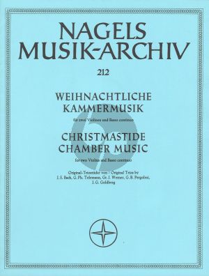 Weihnachtliche Kammermusik 2 Violinen-Bc (Partitur und Stimmen)